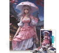 Jigsaw Puzzles 1000 Piece for Adults Anime Girl No, Brain Teaser Game, Stress Reliever, Every Piece Is Unique 38x26cm