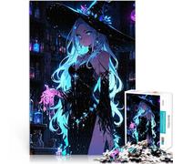 Jigsaw Puzzles 1000 Piece for Adults Anime Witch with Potion DIY-Spielzeug Wanddekoration Einzigartige Geburtstags- und Weihnachtsgeschenke75x50cm