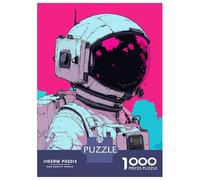Jigsaw Puzzles 1000 Piece for Adults Astronaut Vector Adult Puzzles Relaxing Games Analysis And Logic Great Gift for Gaming 38x26cm/1000pcs