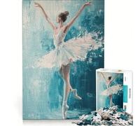 Jigsaw Puzzles 1000 Piece for Adults Ballet Dancer Painting, Educational Toy, Improve Memory, Unique Birthday And Xmas Gifts 38x26cm