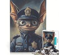 Jigsaw Puzzles 1000 Piece for Adults Bat Police Officer, Educational Toy, Improve Memory, Unique Birthday And Xmas Gifts 50x75cm