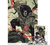 Jigsaw Puzzles 1000 Piece for Adults Bear Legend 1000 Jigsaw Puzzle Toy Wall Decor Birthday Gifts for The Whole Family (38x52cm)