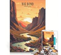 Jigsaw Puzzles 1000 Piece for Adults Big Bend National Park, Educational Toy, Improve Memory, Unique Birthday And Xmas Gifts 38x52cm