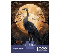 Jigsaw Puzzles 1000 Piece for Adults Black Stork Mythology Jigsaw for Adults Toy Wall Decor Home Decoration Challenging To Complete 70x50cm/1000pcs