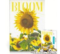 Jigsaw Puzzles 1000 Piece for Adults Bloom Like A Flower, Brain Teaser Game, Pattern Assembly, Improving Love between Couples 50x75cm