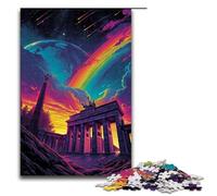 Jigsaw Puzzles 1000 Piece for Adults Brandenburg Gate Germany Puzzle Hands-on Game Unique Home Decor And Gifts 1000 PCS(75x50cm)