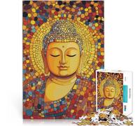Jigsaw Puzzles 1000 Piece for Adults Buddha In Thoughts Art Lernspiele DIY Spielzeug Tolles Geschenk für Spiele52x38cm