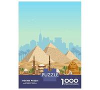 Jigsaw Puzzles 1000 Piece for Adults Cairo Travel Print Adult Puzzles Relaxing Games Analysis And Logic Great Gift for Gaming 52x38cm/1000pcs