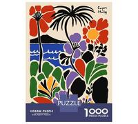 Jigsaw Puzzles 1000 Piece for Adults Capri Italy Floral Landscape Art Jigsaws for Adults Hands-on Game But Fun And Humorous Educational Challenge 38x26cm/1000pcs