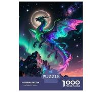 Jigsaw Puzzles 1000 Piece for Adults Celestial Dragon Over Mountains Puzzle for Adults Family Games Enhance Memory Educational Challenge 70x50cm/1000pcs
