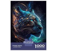 Jigsaw Puzzles 1000 Piece for Adults Celestial Galaxy Tiger Jigsaw for Adults Hands-on Game Wall Decoration Great Gift for Gaming 38x26cm/1000pcs
