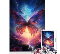 Jigsaw Puzzles 1000 Piece for Adults Celestial Plains Butterfly Educational Toy Gift Birthday Relax Games Artists' Collection, Fine Arts Size 50x75cm