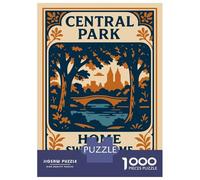Jigsaw Puzzles 1000 Piece for Adults Central Park Home Sweet Home Jigsaws for Adults Hands-on Game But Fun And Humorous Educational Challenge 52x38cm/1000pcs