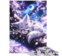 Jigsaw Puzzles 1000 Piece for Adults Cherry Blossom Dreaming Challenging To Complete Stress Reliever Educational Toy for And from 14 Years And over (38x26cm)