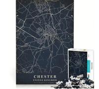 Jigsaw Puzzles 1000 Piece for Adults Chester United Kingdom, Brain Teaser Game, Pattern Assembly, Improving Love between Couples 38x26cm