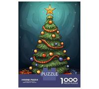 Jigsaw Puzzles 1000 Piece for Adults Christmas Tree Vibes Teenager Puzzles Relax Games Presents for Women Gifts for Friends And Family 52x38cm/1000pcs