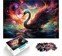 Jigsaw Puzzles 1000 Piece for Adults color swan Educational Puzzle 26x38cm Educational Game for Birthday Chrismas for teenager Age 14 Up