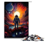Jigsaw Puzzles 1000 Piece for Adults Colorful Fantasy Astronaut Puzzle Hands-on Game Unique Home Decor And Gifts 1000 PCS(75x50cm)