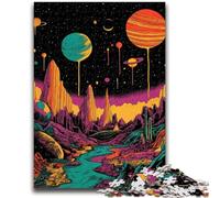 Jigsaw Puzzles 1000 Piece for Adults Cosmic Landscape Difficult Hard Brain Teaser Game Gift For Birthdays 38x26cm