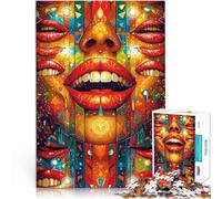 Jigsaw Puzzles 1000 Piece for Adults Cosmic Reflections Lernspiele DIY Spielzeug Künstlersammlung, Bildende Kunst75x50cm