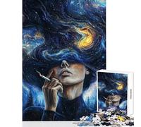 Jigsaw Puzzles 1000 Piece for Adults Cosmic Reflections Practical Game Improve Memory Anti-Stress Toys Parent-child Interaction (50X75cm)