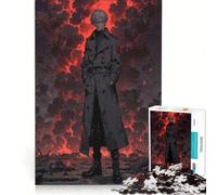 Jigsaw Puzzles 1000 Piece for Adults Crimson Apocalypse Warrior - Dark Anime Legend, DIY Toys, But Fun And Humorous, Unique Gifts for Birthday And Christmas 38x52cm