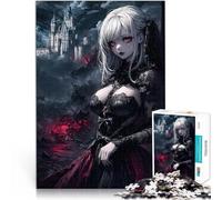 Jigsaw Puzzles 1000 Piece for Adults Death Queen of Night Herausforderndes Spiel Lernspiel für Geburtstag, Weihnachten38x26cm