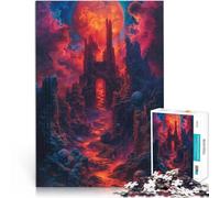 Jigsaw Puzzles 1000 Piece for Adults Demons Hell Puzzle Hands-on Game 26x38cm Artists Collection Fine Art Suitable for and teenager 14 and up