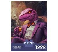 Jigsaw Puzzles 1000 Piece for Adults Dino Gentleman Jigsaw for Adults Toy Wall Decor Home Decoration Challenging To Complete 38x26cm/1000pcs