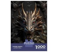Jigsaw Puzzles 1000 Piece for Adults Dragon Enchanted Jigsaw for Adults Toy Wall Decor Home Decoration Challenging To Complete 52x38cm/1000pcs