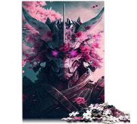 Jigsaw Puzzles 1000 Piece for Adults Dragon Warrior Fun Games 26x38cm for is ideal as a gift for the whole family for teenager 14+