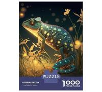 Jigsaw Puzzles 1000 Piece for Adults Dramatic Chameleon Jigsaw for Adults Toy Wall Decor Home Decoration Challenging To Complete 70x50cm/1000pcs
