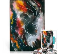 Jigsaw Puzzles 1000 Piece for Adults Emotional Topography Schwierig und herausfordernd Wohnkunstdekor75x50cm