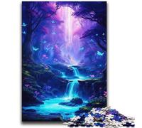 Jigsaw Puzzles 1000 Piece for Adults Enchanted Grove Fairy Glen Difficult Hard Brain Teaser Game Gift For Birthdays 38x52cm