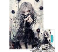 Jigsaw Puzzles 1000 Piece for Adults Enigmatic Gaze Adult Jigsaw Puzzle Relax Games Staycation Kill Time Challenging To Complete (Size 50x75cm)