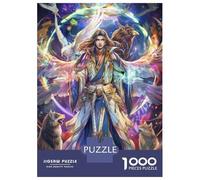 Jigsaw Puzzles 1000 Piece for Adults Fantasy Angel Warrior Art Print Adult Jigsaw Hands-on Game Wall Decoration Gifts for Friends And Family 70x50cm/1000pcs