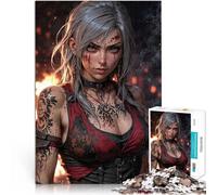 Jigsaw Puzzles 1000 Piece for Adults Female anime character Herausfordernd Schwierig Geburtstagsgeschenk, Geschenke75x50cm