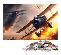Jigsaw Puzzles 1000 Piece for Adults Fires Planes Puzzle Hands-on Game Great for Teenager Age 14 Years Up 1000 PCS(75x50cm)