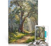 Jigsaw Puzzles 1000 Piece for Adults Forest Path Made of wood for and 14 years and over Family Games deal as gifts for the whole family 。size：50x75cm/19.68x29.52inch