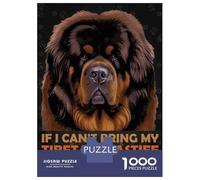 Jigsaw Puzzles 1000 Piece for Adults Funny Tibetan Mastiff Jigsaws for Adults Hands-on Game But Fun And Humorous Educational Challenge 70x50cm/1000pcs