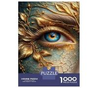 Jigsaw Puzzles 1000 Piece for Adults Golden Fantasy Eye Art Adult Jigsaw Hands-on Game Wall Decoration Gifts for Friends And Family 52x38cm/1000pcs
