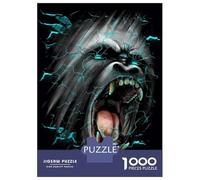 Jigsaw Puzzles 1000 Piece for Adults Gorilla T Shirts for Men Puzzles for Adults Brain Teaser Game Difficult Hard Educational Challenge 38x26cm/1000pcs