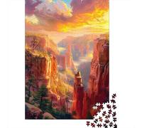 Jigsaw Puzzles 1000 Piece for Adults Grand Canyon Sunset Majesty Adult Puzzles Anti-Stress Toys Home Decoration Gifts for Friends And Family 70x50cm/1000pcs