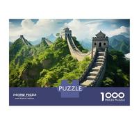 Jigsaw Puzzles 1000 Piece for Adults Great Wall of China A Must-See Landmark Adult Jigsaw Hands-on Game Wall Decoration Gifts for Friends And Family 38x26cm/1000pcs