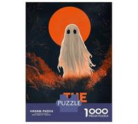 Jigsaw Puzzles 1000 Piece for Adults Halloween The Ghost Jigsaw for Adults Hands-on Game Wall Decoration Great Gift for Gaming 38x26cm/1000pcs