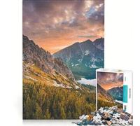 Jigsaw Puzzles 1000 Piece for Adults High Tatras Mountains Hands-on Game Fun Activities at Home Beautiful Design Game 38x26cm
