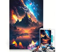 Jigsaw Puzzles 1000 Piece for Adults Highest Mountains Impossible Game Parent-child Interaction Wishlist with Santa Claus 38x26cm