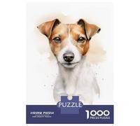 Jigsaw Puzzles 1000 Piece for Adults Jack Russell Portrait Adult Puzzles Relaxing Games Analysis And Logic Great Gift for Gaming 70x50cm/1000pcs