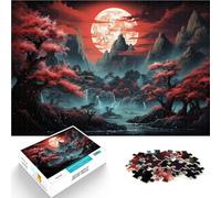 Jigsaw Puzzles 1000 Piece for Adults Japanese cherry blossom Jigsaw for Gifts 26x38cm gifts for friends and family for teenager Age 14+