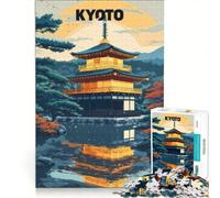 Jigsaw Puzzles 1000 Piece for Adults Kyoto Japan, Impossible Game, Parent-child Interaction, Wishlist with Santa Claus 50x75cm